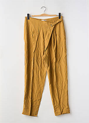 Pantalon flare jaune MANGO femme