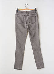 Pantalon slim gris PIECES pour femme seconde vue