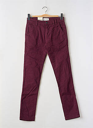 Pantalon chino rouge SHINE homme