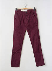 Pantalon chino rouge SHINE pour homme seconde vue