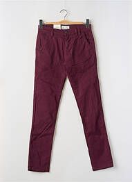 Pantalon chino rouge SHINE homme