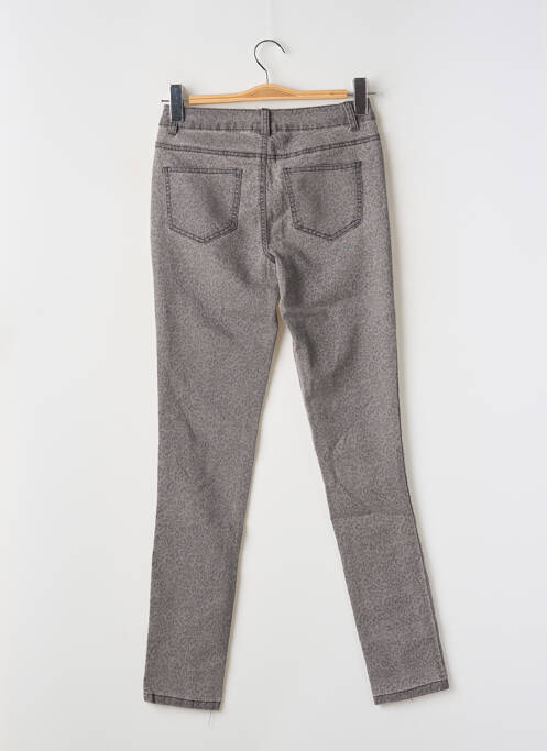 Pantalon slim gris PIECES femme