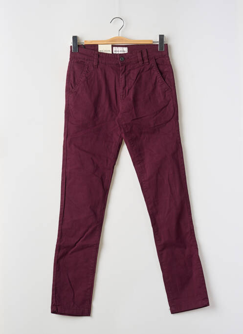Pantalon chino rouge SHINE pour homme