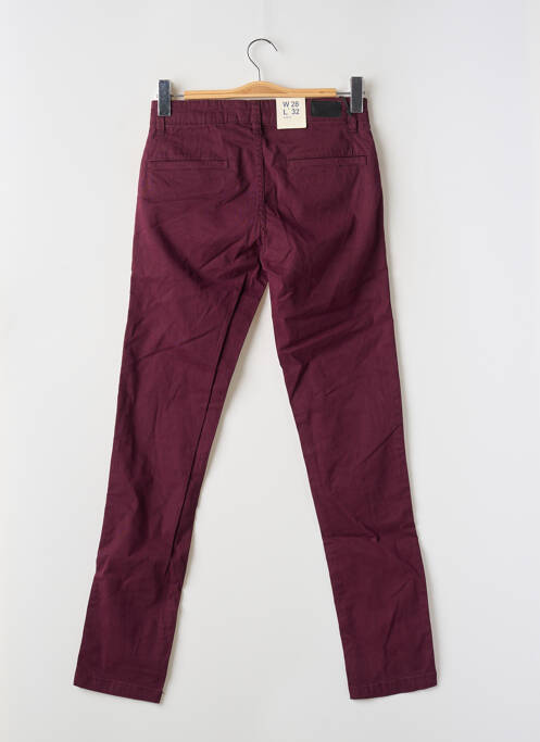 Pantalon chino rouge SHINE pour homme
