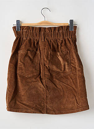 Jupe courte marron NOISY MAY femme