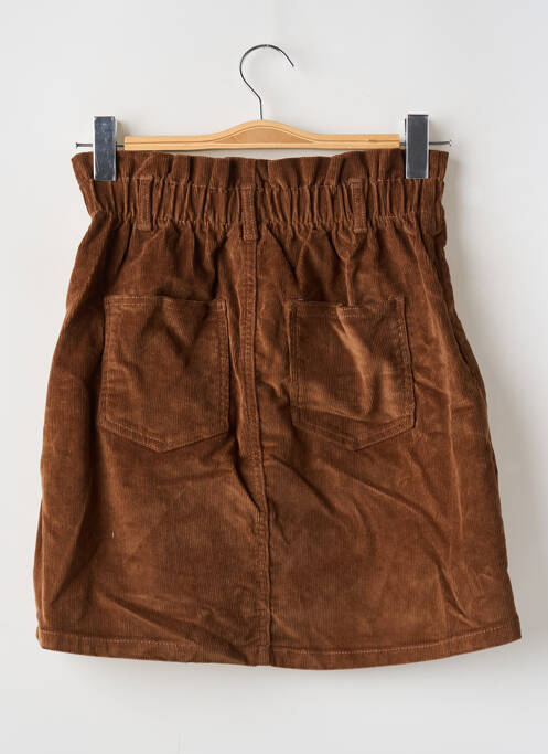 Jupe courte marron NOISY MAY pour femme
