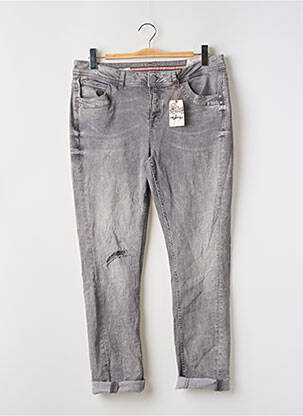 Jeans coupe slim gris STREET ONE femme