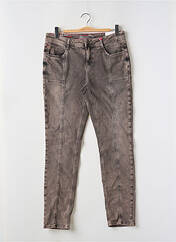 Jeans coupe slim gris STREET ONE pour femme seconde vue