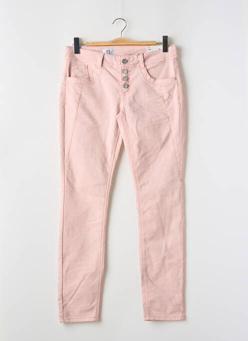 Jeans coupe droite rose STREET ONE pour femme