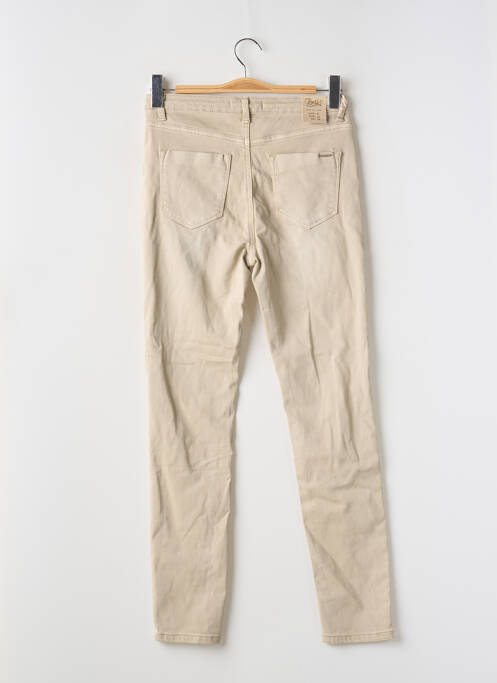 Jeans coupe slim beige TOXIK3 pour femme