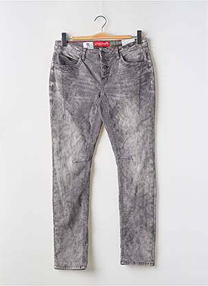 Jeans coupe slim gris STREET ONE femme