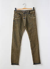 Jeans skinny vert PLEASE pour femme seconde vue
