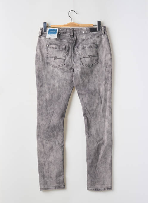 Jeans coupe slim gris STREET ONE pour femme