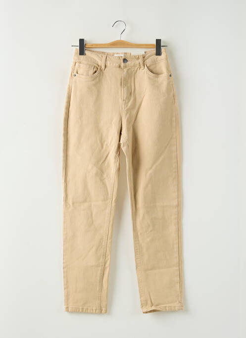 Jeans coupe droite gris OBJECT pour femme