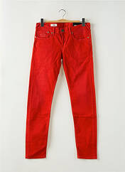 Jeans coupe slim rouge PEPE pour homme seconde vue