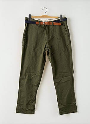 Pantalon chino vert SELECTED pour homme