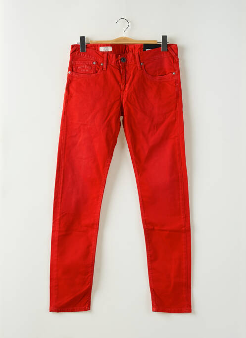 Jeans coupe slim rouge PEPE pour homme