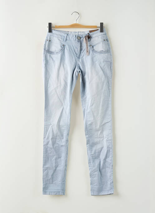 Jeans coupe slim gris BUENA VISTA pour femme