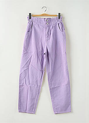 Jeans coupe droite violet KOCCA femme