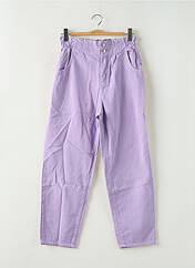 Jeans coupe droite violet KOCCA pour femme seconde vue