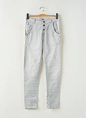 Pantalon slim gris CULT COUPLE pour femme seconde vue