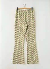 Pantalon flare jaune AMELIE & AMELIE pour femme seconde vue