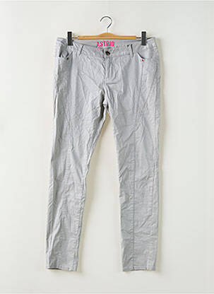 Pantalon slim gris AB STUDIO femme