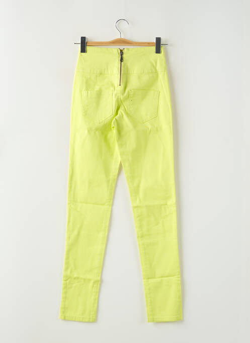 Pantalon slim jaune PIECES pour femme