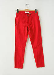 Jeans skinny rouge PIECES pour femme seconde vue