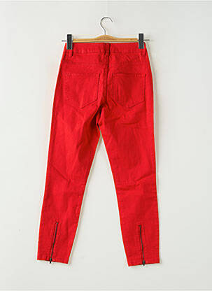 Jeans skinny rouge PIECES femme
