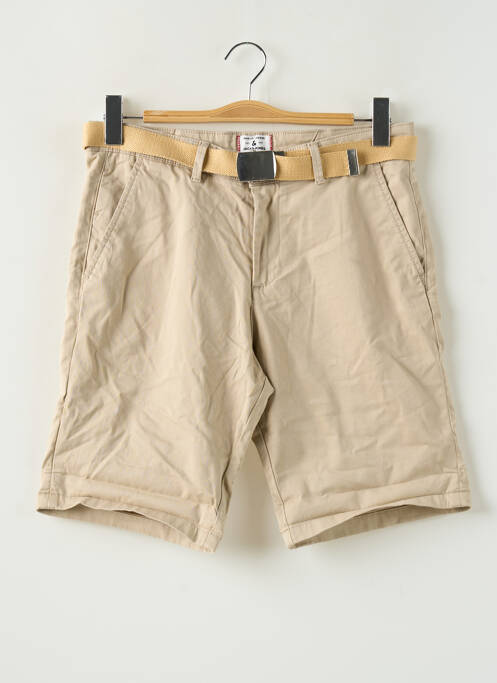 Short beige JACK & JONES pour homme