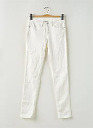 Pantalon slim blanc AB STUDIO femme
