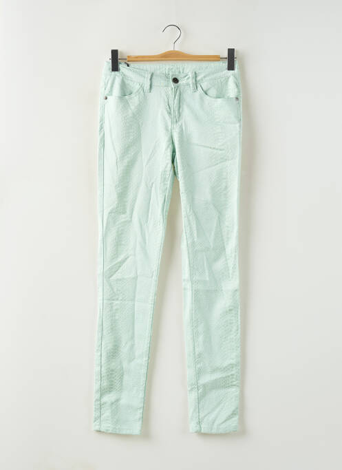 Pantalon slim vert AB STUDIO pour femme
