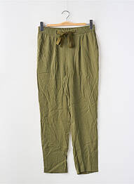 Pantalon slim vert MANGO femme