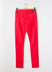 Pantalon slim rouge VERO MODA pour femme seconde vue