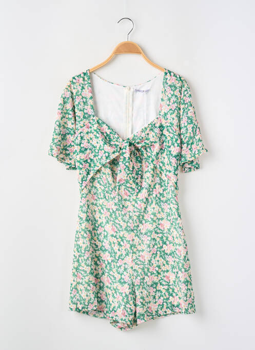 Combishort vert HAILYS pour femme