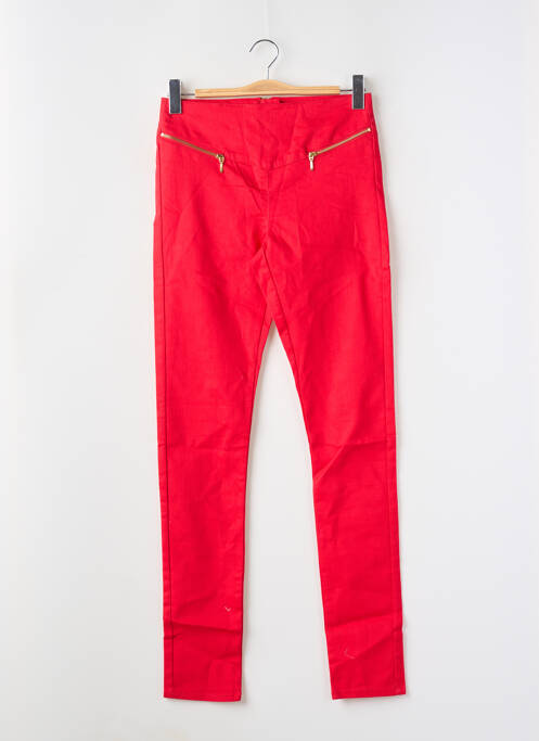 Pantalon slim rouge VERO MODA pour femme