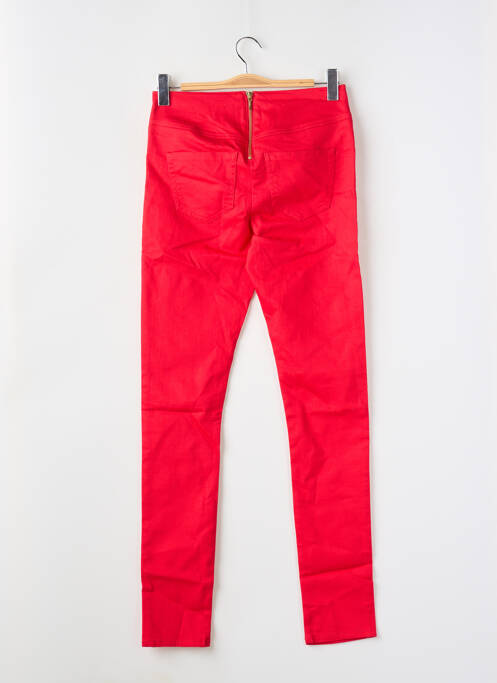 Pantalon slim rouge VERO MODA pour femme