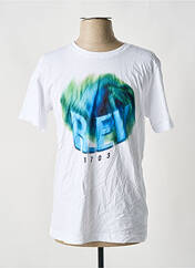 T-shirt blanc R.EV 1703 BY REMCO EVENPOEL  pour homme seconde vue