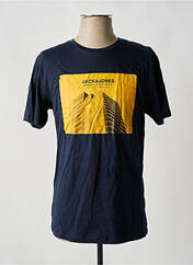 T-shirt bleu JACK & JONES pour homme seconde vue