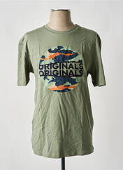 T-shirt vert JACK & JONES pour homme seconde vue