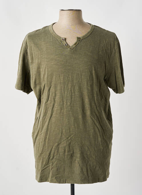 T-shirt vert JACK & JONES pour homme