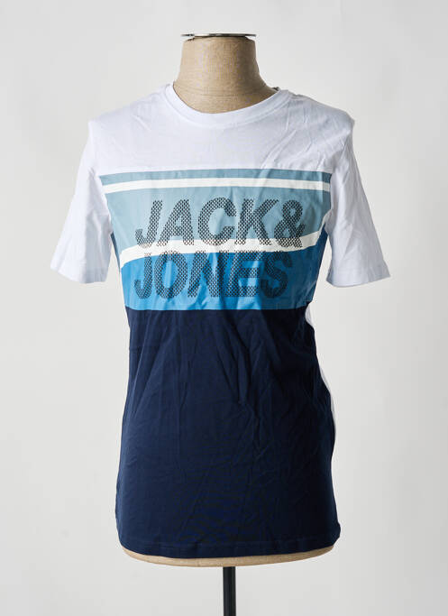 T-shirt blanc JACK & JONES pour homme
