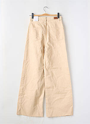 Jeans coupe large beige SUBDUED femme