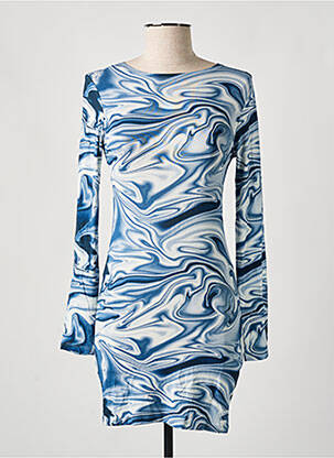 Robe courte bleu SUBDUED femme