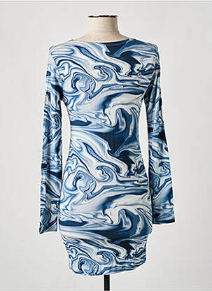 Robe courte bleu SUBDUED femme