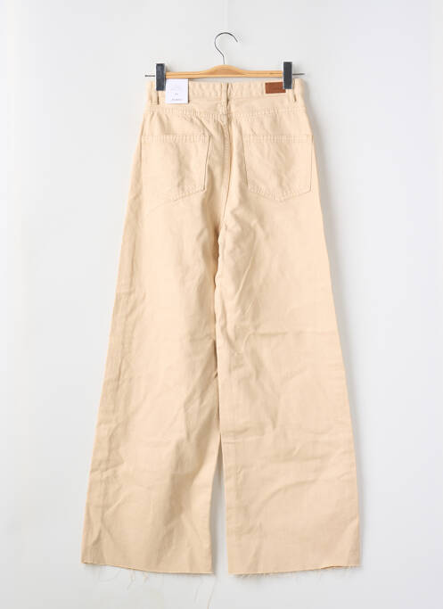 Jeans coupe large beige SUBDUED pour femme