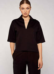 Polo noir YUGEN pour femme seconde vue
