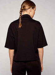 Polo noir YUGEN pour femme seconde vue