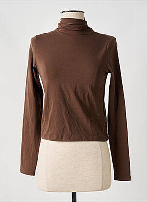 T-shirt marron SUBDUED femme